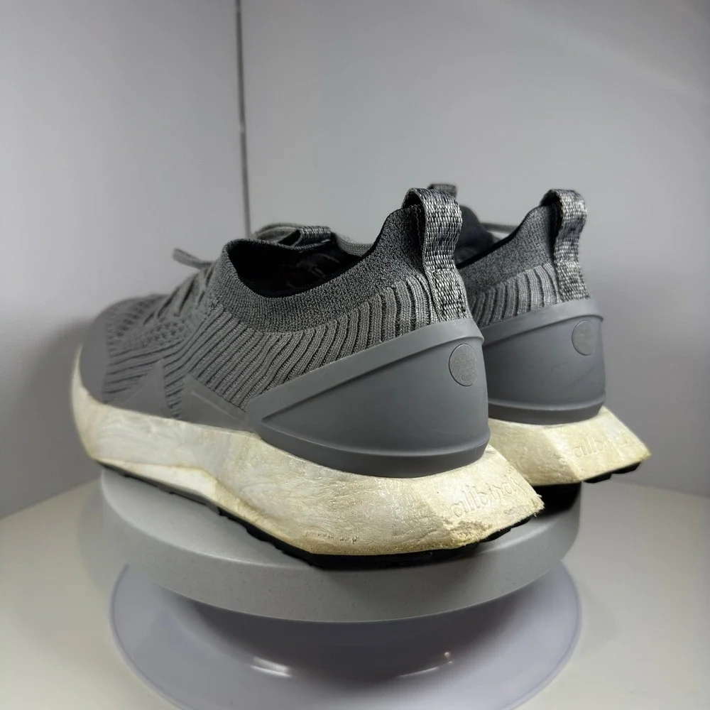 Allbirds Running Shoes Gray Knit Lace Up Sneakers Men‎ size US 11 EU 44